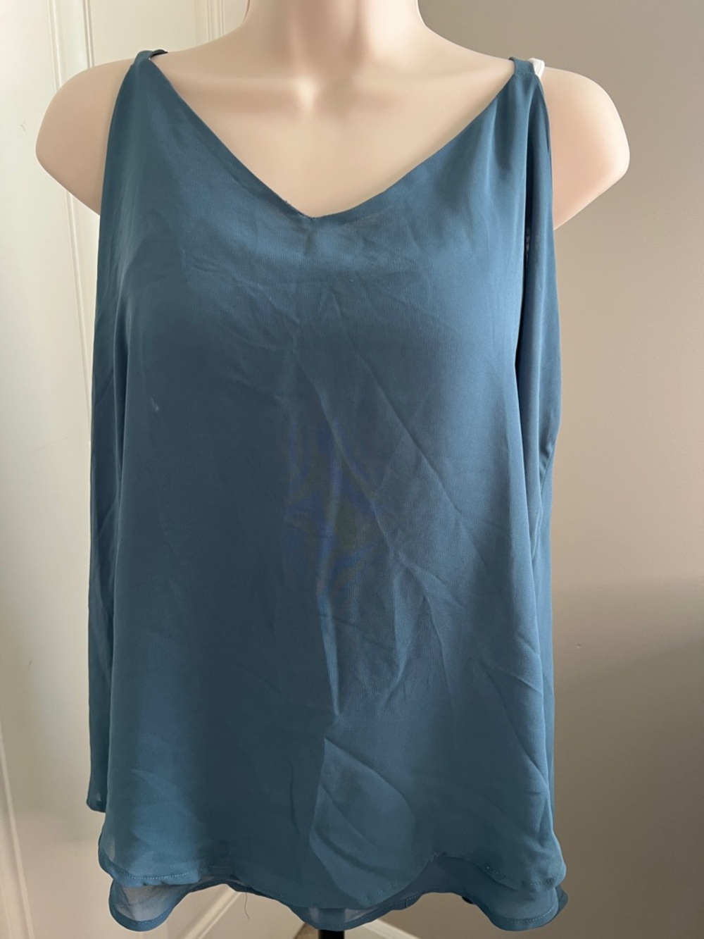 torrid Teal V-Neck Sleeveless Camisole
